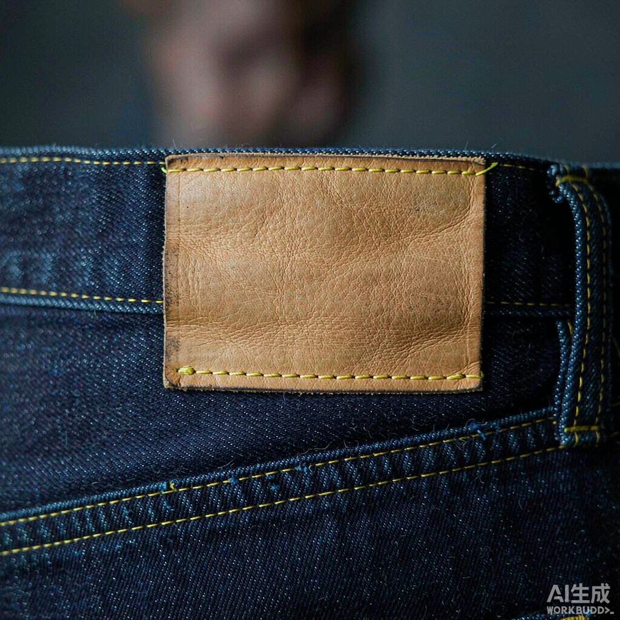 Vegetable-tanned leather patch