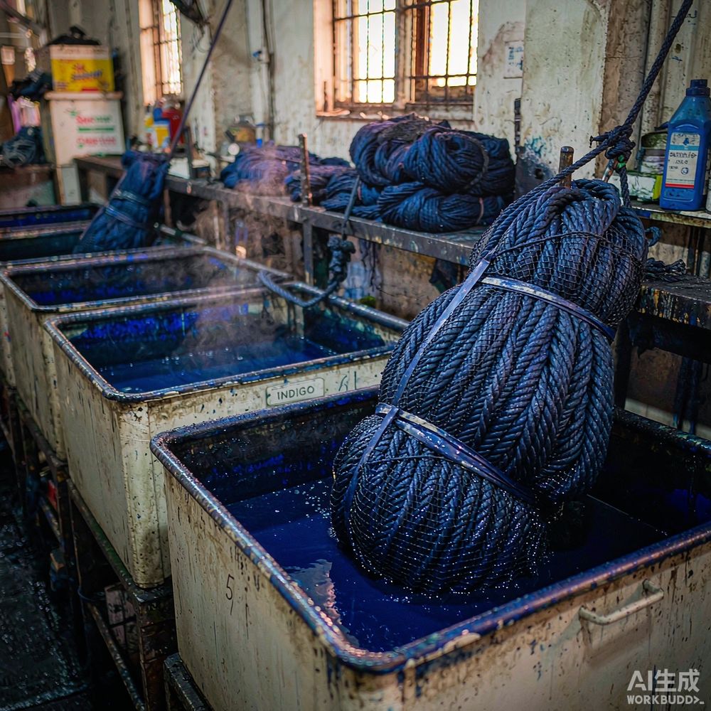 Indigo Dye.